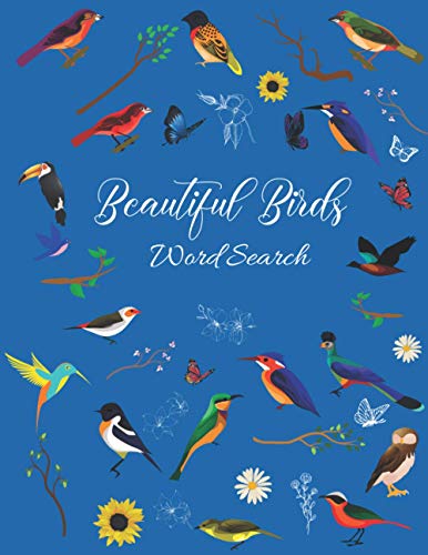 Beautiful Birds Word Search: Bird Themed Word Searches for Adults Kids Seniors: A to Z Birds Collection Word Find Puzzles & Solutions|Improve Memory Vocabulary Spelling Decrease Anxiety image 2