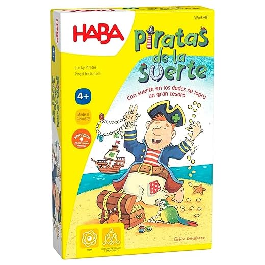 Haba - Piratas de la Suerte - ESP (302252), de 4 a 10 años.