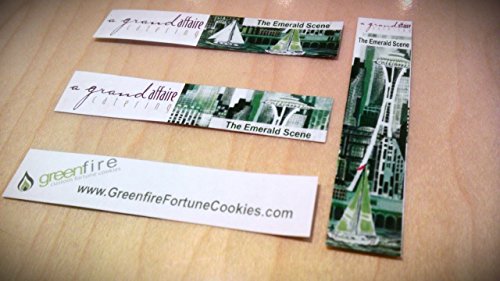 Greenfire Custom Fortune Cookies, Bulk, Traditional Vanilla, Kosher (60 Count) #TOP6