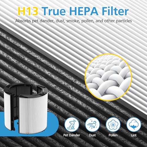 Image of Combi 360Glass HEPA+Activated Carbon Filter For Dyson HP1 HP2 TP09 TP07 TP06 TP04 TP10 TP7A HP04 HP06 HP07 HP09 HP10 HP4A HP7A PH01 PH02 PH03 PH04 PH3A DP04 PC1 PC2 Air Purifier, #965432-01