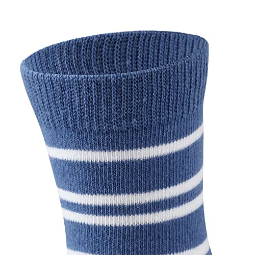 Cotton Day Kids Boys Crew Dress Socks Bright Colorful Stripes Design 6-8 Years Blue Gray Size M thumb #6