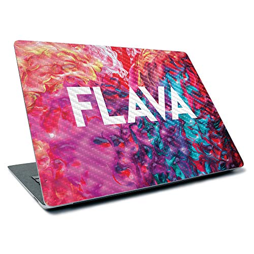 Image of MightySkins Carbon Fiber Skin for Microsoft Surface Laptop 3 13.5 inch (2019) - Flava | Textured Carbon Fiber Finish | Easy to Apply, Remove, and Change Styles | Made in The USA