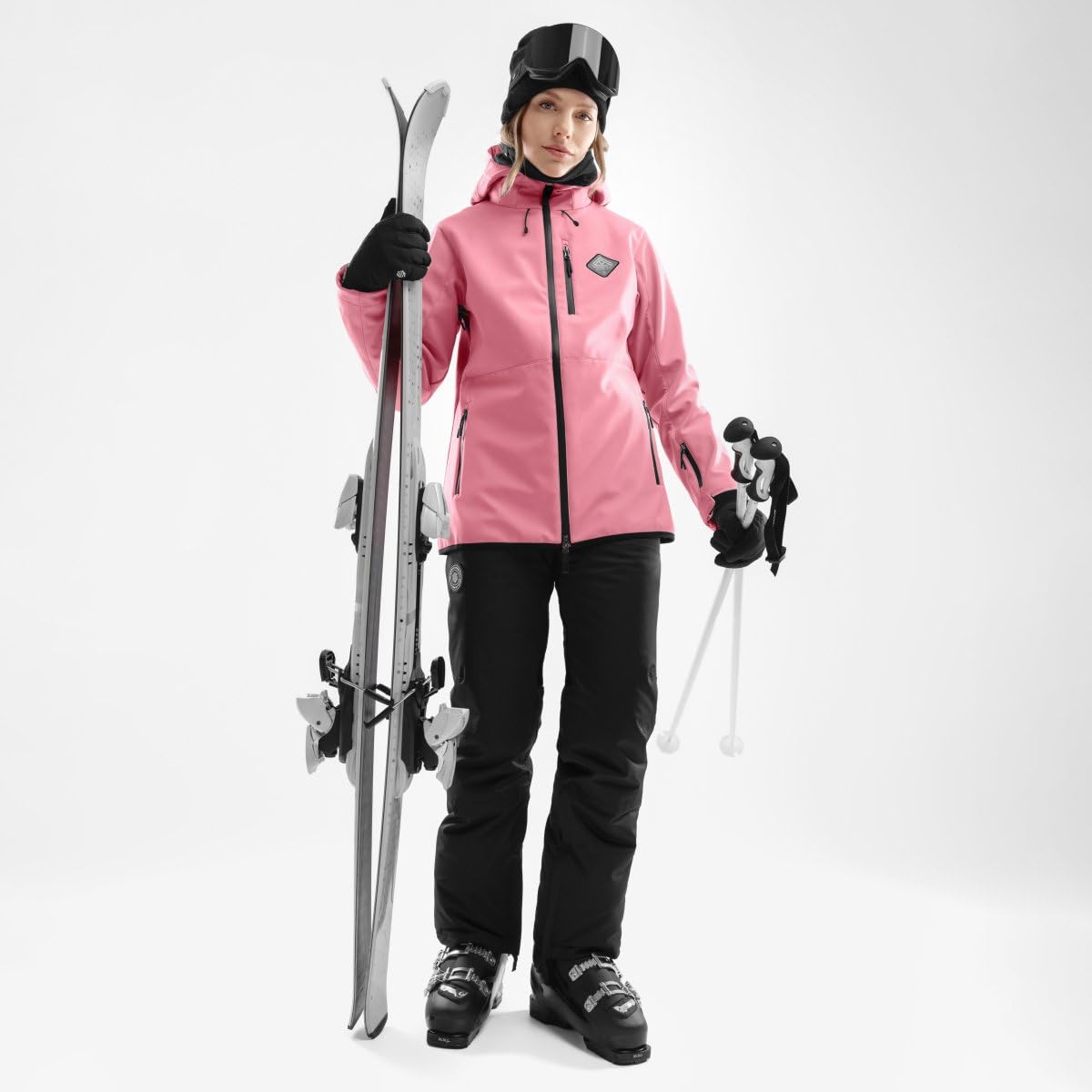SIROKO - Veste Softshell de Ski pour Femme W2-W Lollipop