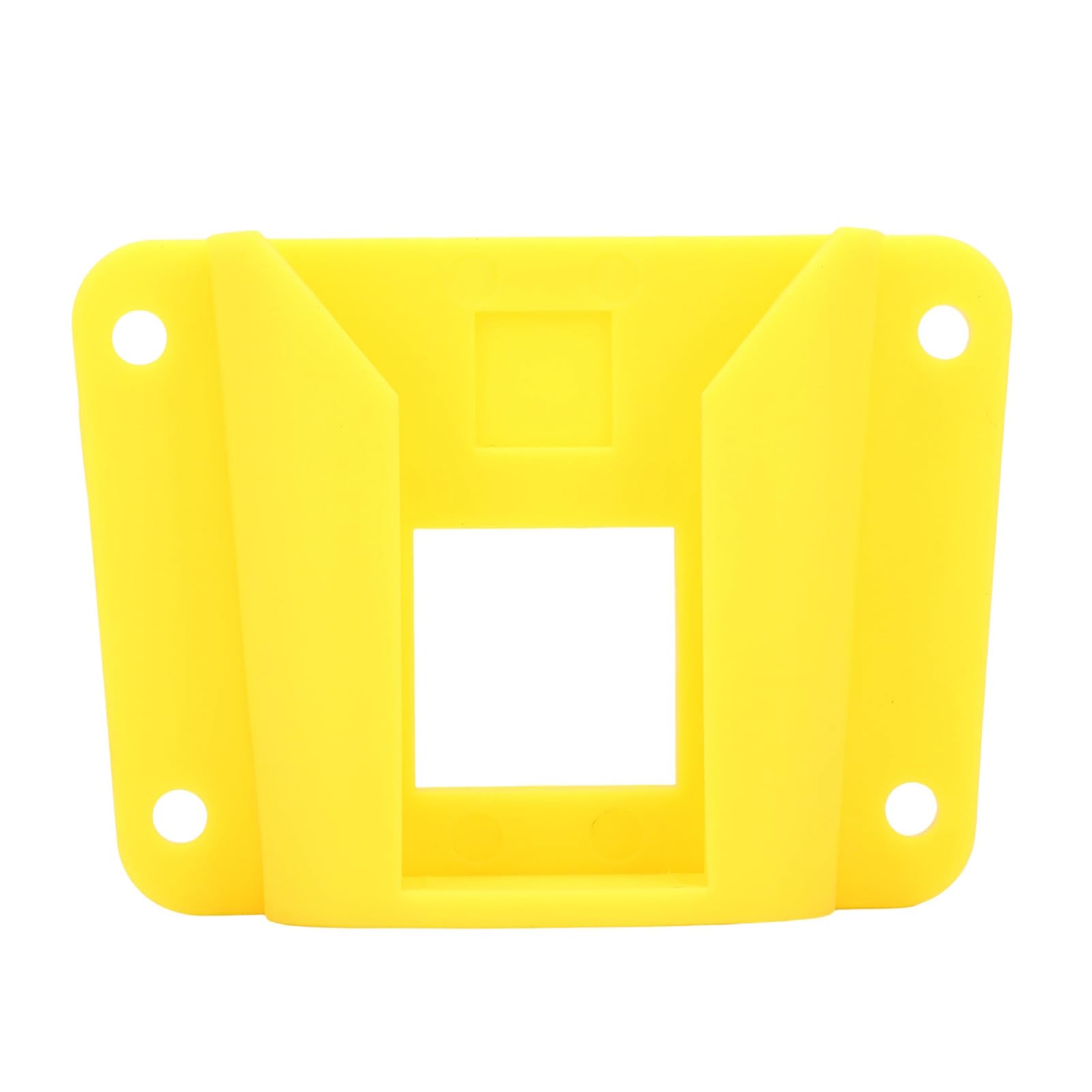 Folding Bike Bag Adapter Strong Load Bearing Capacity Front Rack Carrier Block Adapter for Bicycle, ABS Material, for DIY Conversion (Yellow)