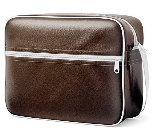 Vvivid Brown Weatherproof Faux Leather Finish Marine Vinyl Fabric (1.5Ft X 54") #TOP3