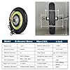 12 inch Electric Scooter Hub Motor 36V 500W Brushless Gearless Hub Motor 950RPM Electric Scooter Motor Wheel 12 * 2.125 Inflatable Tire (12in 36V500W) #2