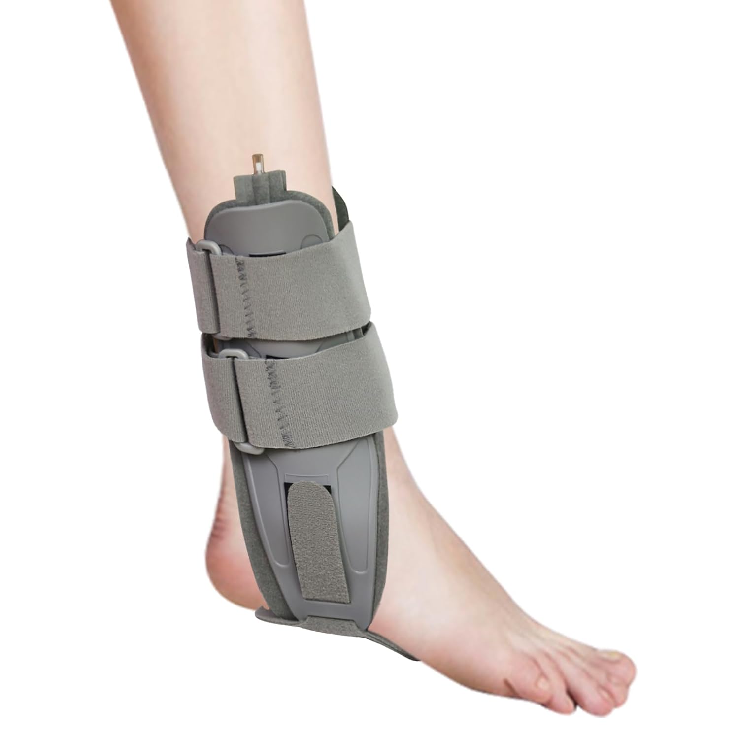 Ankle Brace for Foot Support, Stirrup Ankle Splint with Inflatable Airbag,Adjustable Compression Straps Ankle Stabilizer Brace for Sprains,Instability,Ligament Injuries