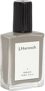 J. Hannah Nail Polish – Vegan, Non-Toxic, Cruelty-Free, Gluten-Free, Long Lasting, USA Made, Neutral Gray Color (Pewter)