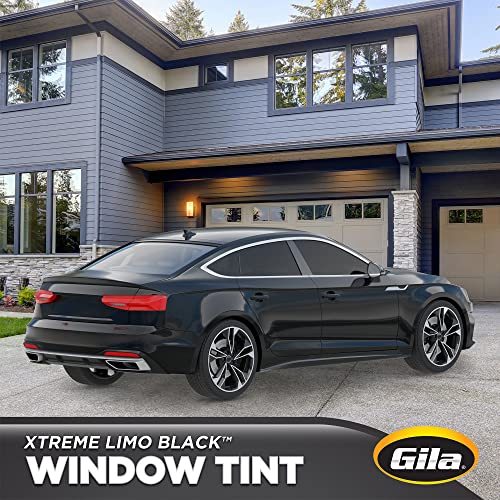 Gila XLB242 Xtreme Limo Black 2.5% VLT Automotive Window Tint DIY Glare Control UV Blocking 24in x 78in (2ft x 6.5ft) - Thumbnail 3