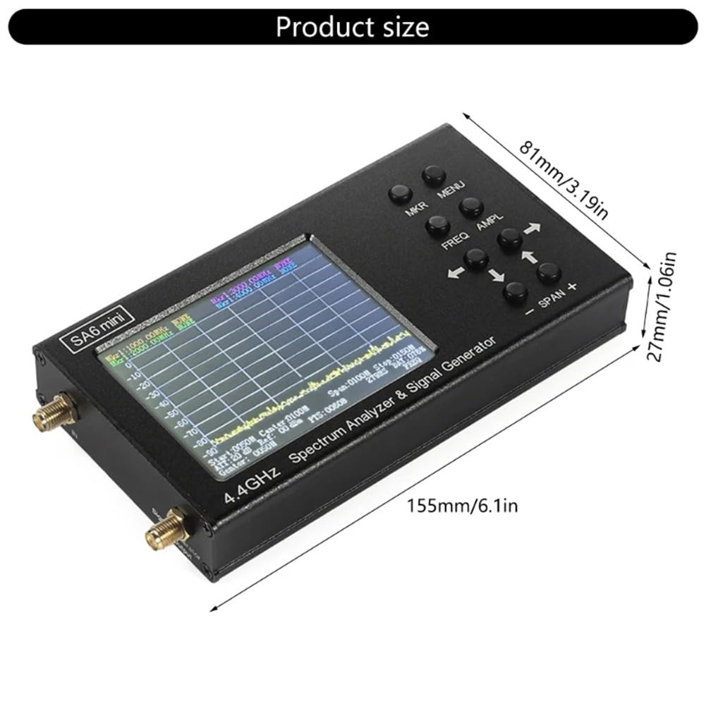 SA6 para mini analizador de espectro 35-4400 MHz señal
