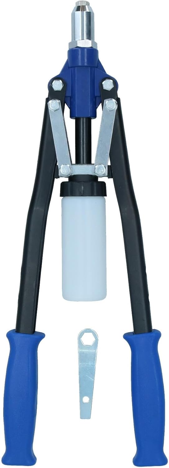 Hand Pop Pot Riveter Tool Double Handle Long Arm For Rivets 3.2 – 6.4mm