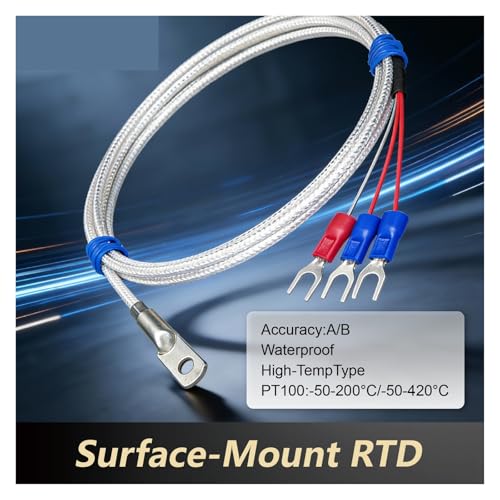 Sensor de temperatura PT100 impermeable - Sonda RTD industrial -50 a 200°C 3