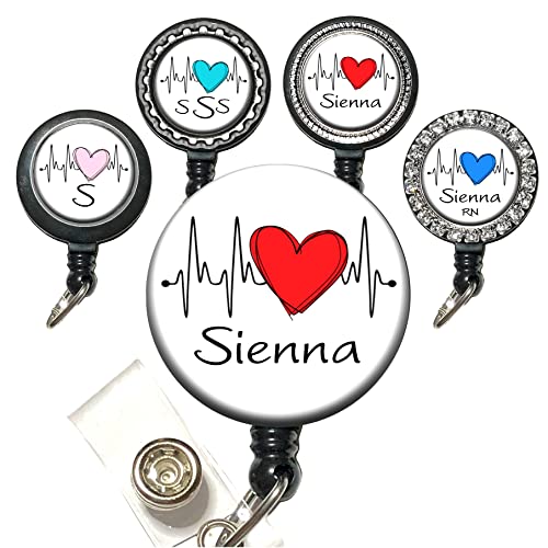 Stethoscope Name Tag Personalized For Littmann - Heart (10 Colors) Stethoscope Id Tag - Custom Adjustable Identification Tag With Name Label - Gift For Nurses, Doctors, Veterinarians And Med Students #TOP5