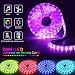Mexllex LED Strip 20M, Bluetooth LED Streifen 20m RGB LED Lichterkette Streifen Licht mit Fernbedienung und App,16 Mio. Farben, RGB LED Strip Beleuchtung Leiste Band für Schrankdeko, Zuhause