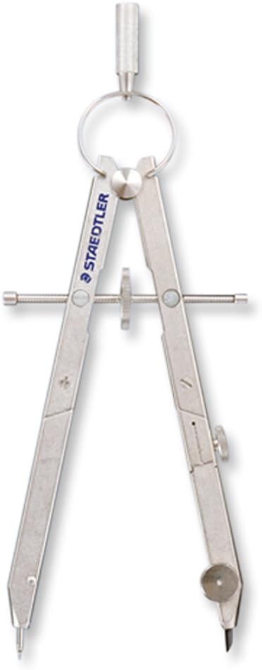Staedtler Mars Comfort, Professional Drafting, Drawing Compass with Extension Arm, Draws Circles up to 19.5 Inch Diameter, Spring Bow Compass with Center Adjuster Wheel, 551 02 : Geometry Compasses : Office Products