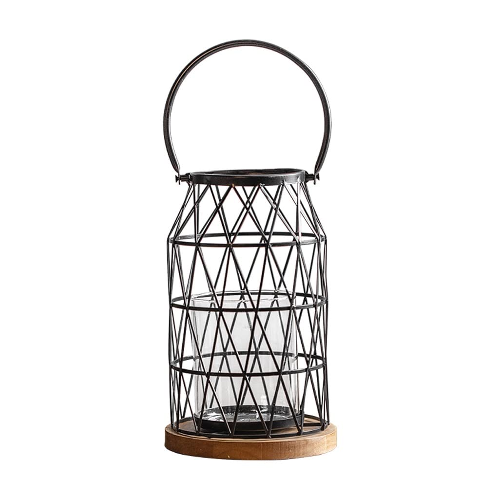 Chandelier cage a oiseaux retro en laiton dore decoration de table romantique