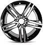 Road Ready Car Wheel For 2016-2017 Honda Accord 19 Inch 5 Lug Black Machine Face (Diamond Cut) Aluminum Rim Fits R19 Tire - Exact OEM Replacement - Full-Size Spare