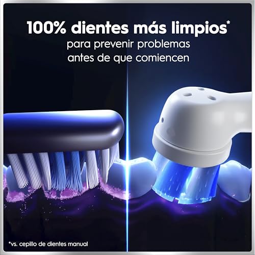 Oral-B iO 6 cepillo de dientes eléctrico sensor de presión y mango recargable gris 3