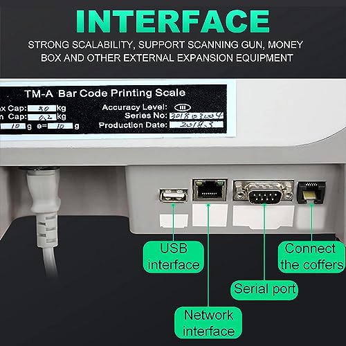 Báscula Digital Etiqueta de Precio con Impresora 30kg miniatura 3