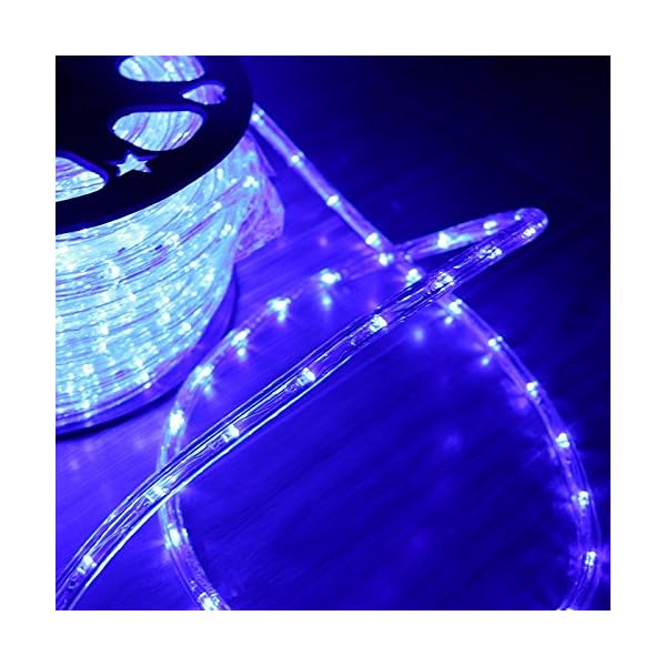 Huizhen indoor outdoor rope lights,110v 100ft flexible led rope light kit for party,wedding,background,trees,pool,eaves decoration with ul certified - image 5