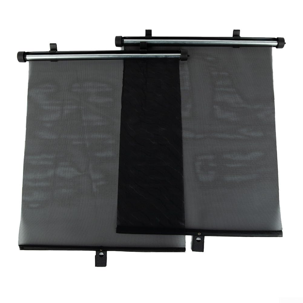 Car Roller Sun Shade for Babies Blocks Sun Heat & Glare, Retractable Installation for Most Cars