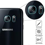 BisLinks for Samsung Galaxy S7 and S7 Edge Tempered Glass Protector Rear Back Camera Lens + Flash...