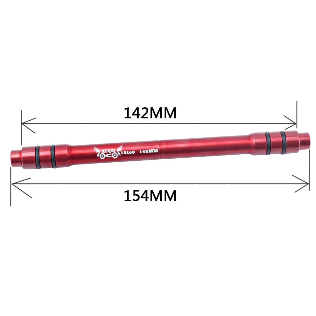 MagiDeal Bike 12mm / 15mm Bis 9mm Steckachse Hub Conversion Spieß Adapter