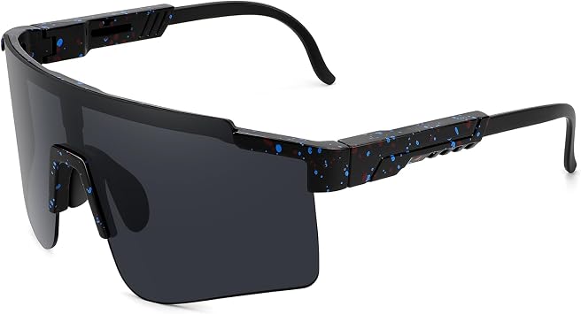 Sports Fan Sunglasses, Oversized Sports Sunglasses, UV400 Protection Sports Sunglasses