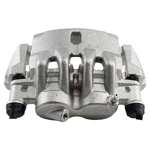 Image of TRQ Front Right Brake Caliper w /Bracket Passenger Side