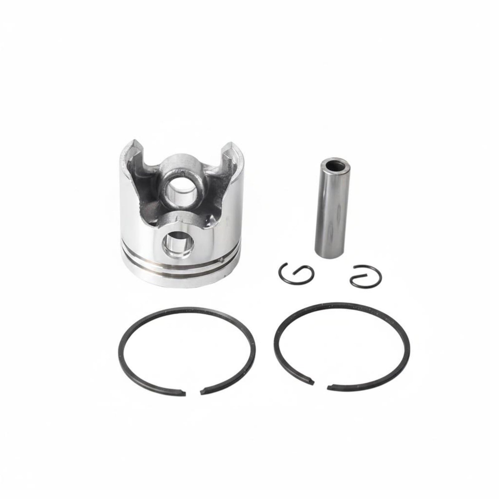 Replacement Part 2-Stroke Engine Cylinder Plunger Set Aluminum Brush Cutter Cylinder Plunger Assembly Precision Workmanship 2 Stroke Engine Top End Kit Efficient Heat Dissipation, 40-5 As-image-9