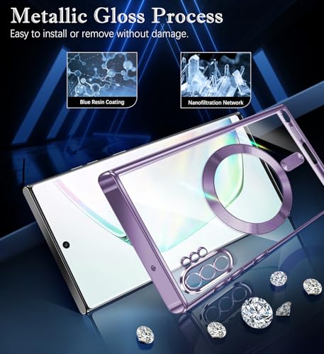 Coque pour Samsung Note 10 Plus compatible avec MagSafe souple transparente TPU - 3