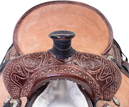 image for Acerugs Youth Roping Saddle 12” 13” 14” Western Leather Ranch Wo