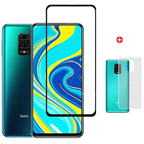 Película 5D Nano Flexivel Xiaomi Redmi Note 9S + Película Fibra Traseira