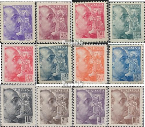 Sellos España 1939 Franco Prophila Collection 828-839 MNH completo post-fresco