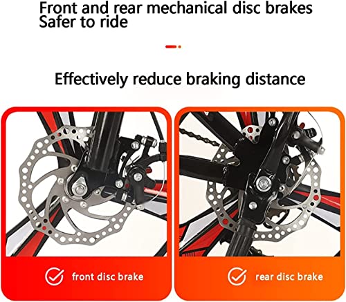 ZLYJ 18/20/22-Zoll Klapp Mountainbike, Klappbare Rennräder, Klappbare Scheibenbremsen Vorne Und Hinten, Für Outdoor Fahrräder Für Kinder B,22in – Bild 7