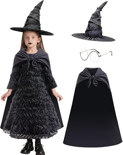 Girls Black Witch Costume