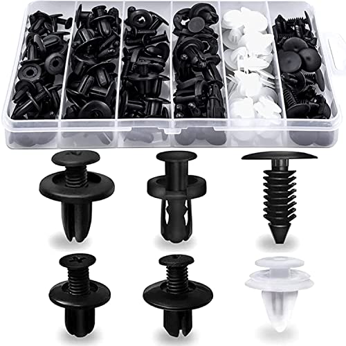 Remaches Plastico, Universal Auto Remaches Plastico Clips Rivet Trim Clamp Puerta del Coche Parachoques Plastico Panel Sealing Strip Clips Fijos Cover