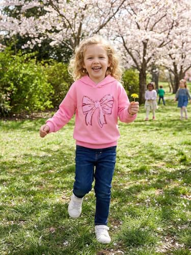 Image of WELAKEN Sweatshirts for Girls Toddler & Kids II Little Girl's Pullover Tops Sweaters & Hoodies