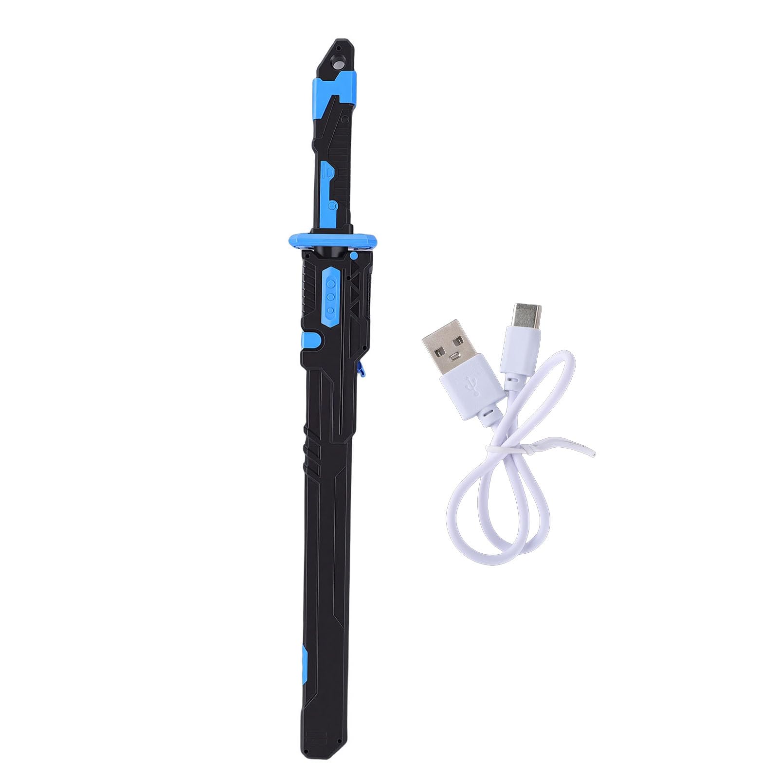 Espada Giratoria Extensible Con Luces LED | Doble Filo Para Niños | Juguete Retráctil Y Portátil | Regalo De Cumpleaños