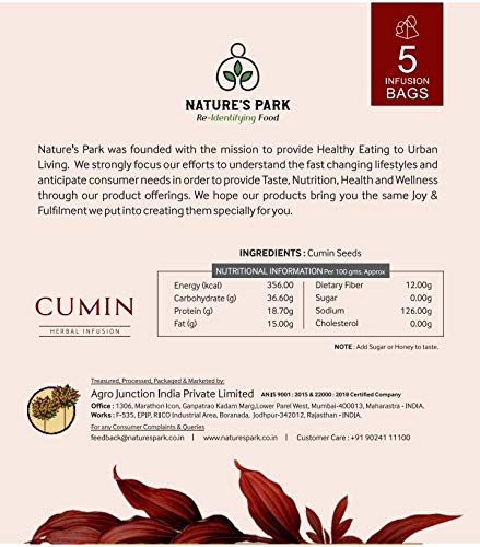 Image of NATURE'S PARK Cumin(Jeera) Herbal Infusion
