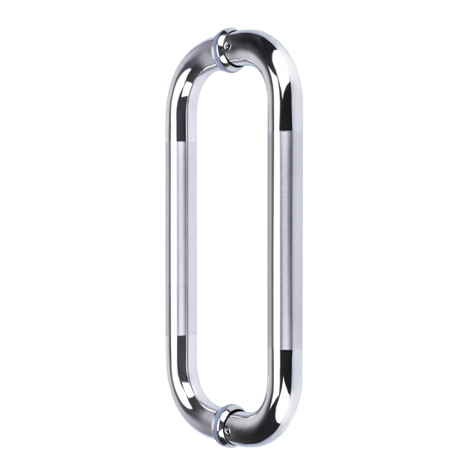 DFGHNBVC Glass Door And Window Handles Glass Door Handle,304 Stainless Steel Home Shower Room Push-Pull Door Handle Hole Center Spacing 275Mm/400Mm,275Mm