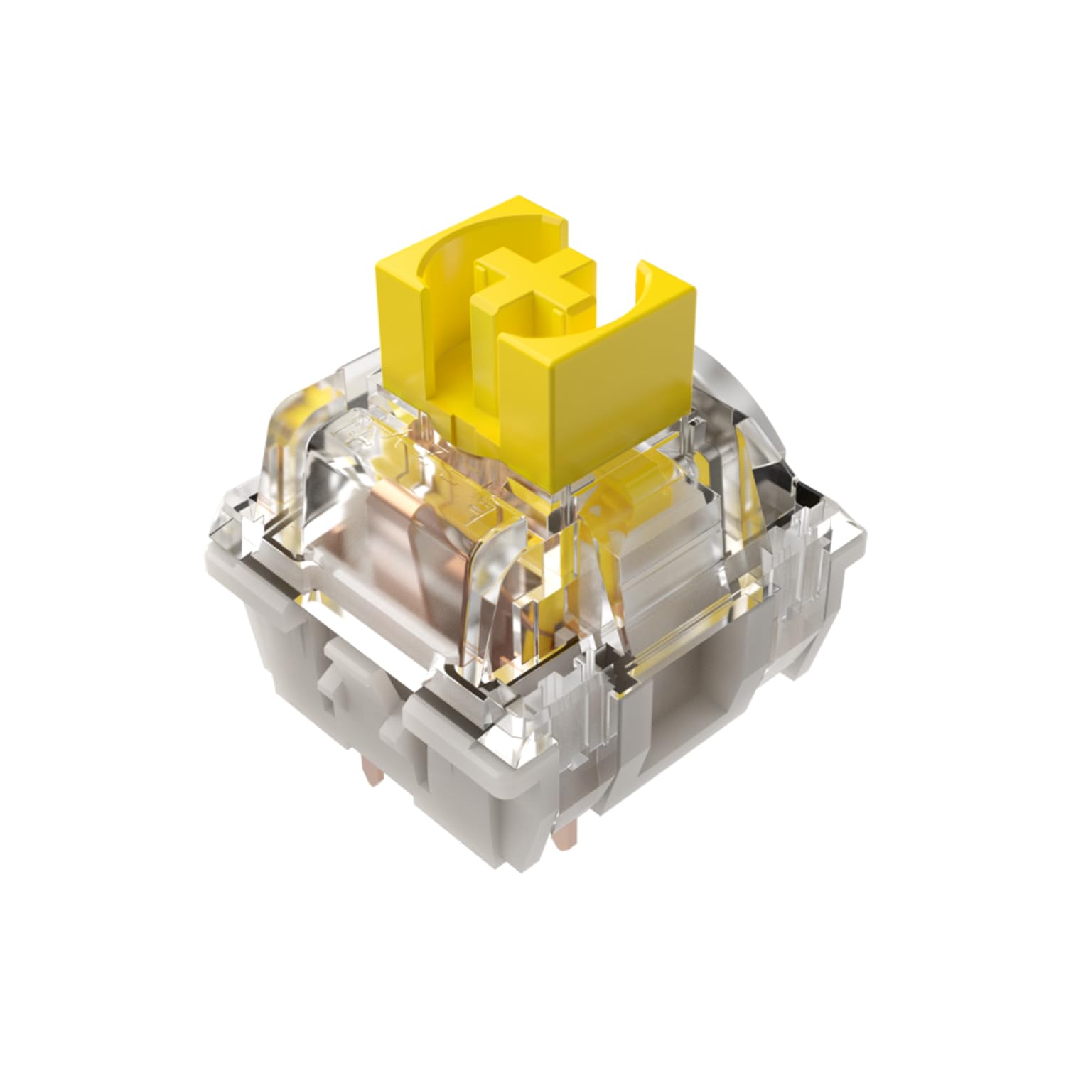 Razer Mechanical Switches Replacement Pack for Gaming Keyboard: Gen-3 Yellow Linear Switches - 1.2mm Reset Point at 45g - Transparent Housing - 3 Pin - Box-Style Cross Stem - 36 pcs-RC21-02040100-R3M1-image-7