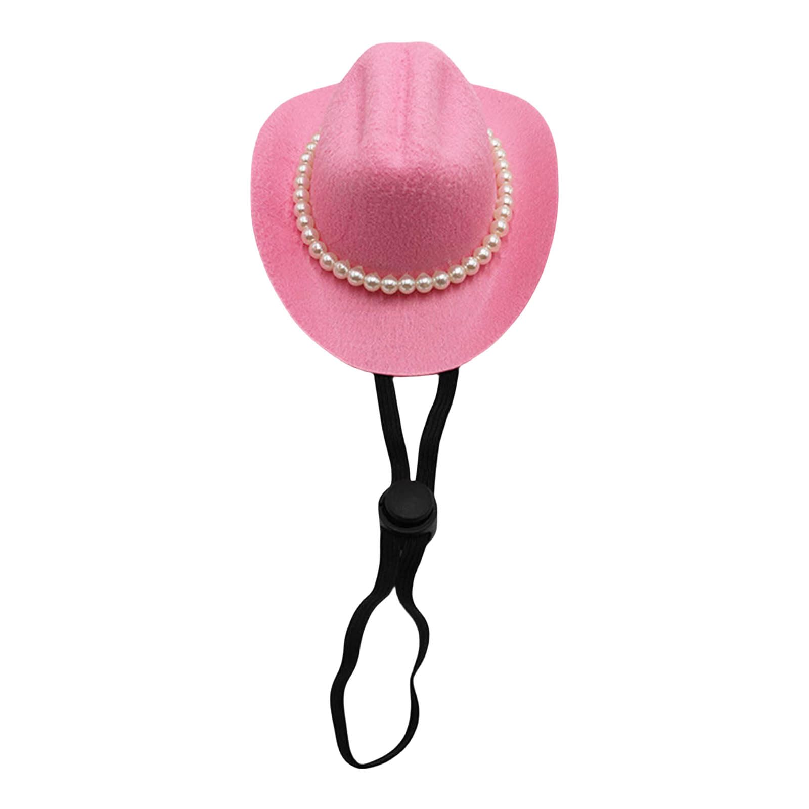 Xboka Pk Cat Fedoras Headwear Hat For Decorations Fedoras With Pearls Halloween Dog Headwear Photo Props