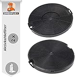DREHFLEX - AK75-2 - Kohlefilter Aktivkohlefilter - passend für diverse Dunstabzugshauben / Hauben / Essen kompatibel AEG-Electrolux / Faber Smeg - passend für Teile-Nr. EFF75 4055093712 / 405509371-2 / 112.0067.944 / 112.0254.245 etc. …