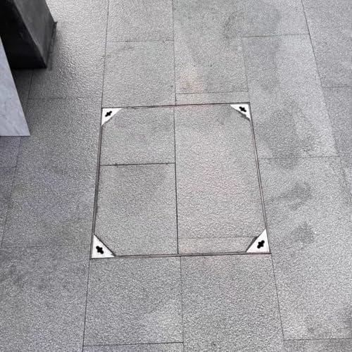 Solution évacuation invisible avec couvercle de vidange acier - 2