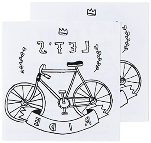 Tattly Temporary Tattoos, Let's Ride, 0.1 Ounce