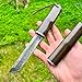 Imagen de Obespina Cuchillo fijo Tanto Hoja Japonés Damasco Acero Suminagashi San Maí Camping Funda Completa Madera Regalo Hombre Colección Artesanía Caza Senderismo EDC personalizado al aire libre