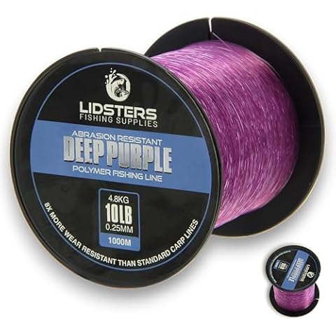 Lidsters DEEP PURPLE 25LB Carp Fishing Line Cover