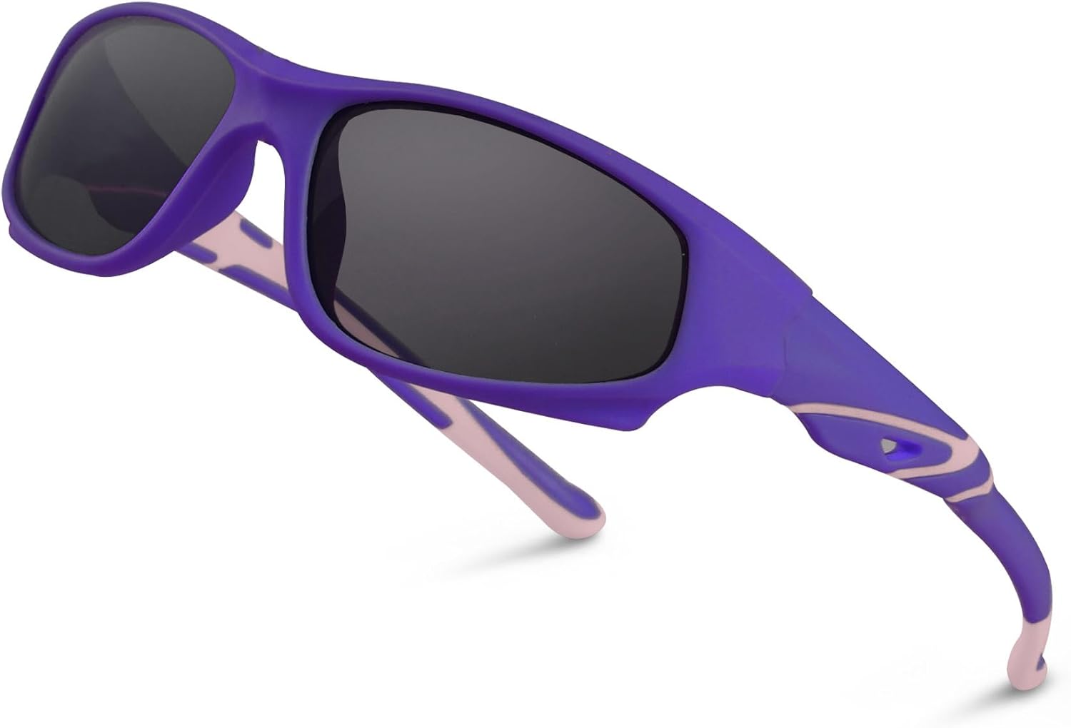 W-purple Frame Grey Lens