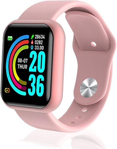 Reloj inteligente rastreador de fitness con monitor de frecuencia cardíaca podómetro de seguimiento de actividad para mujeres y hombres rastreador